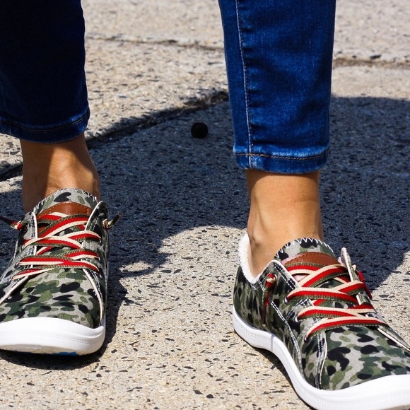 vintage havana camo sneakers